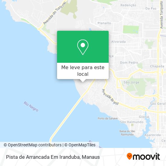 Pista de Arrancada Em Iranduba mapa