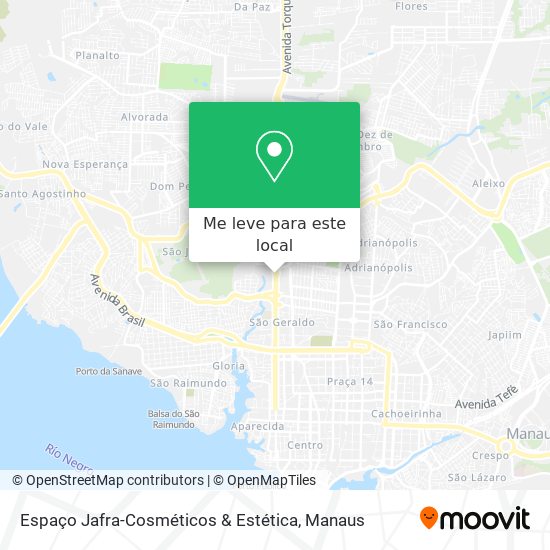 Espaço Jafra-Cosméticos & Estética mapa