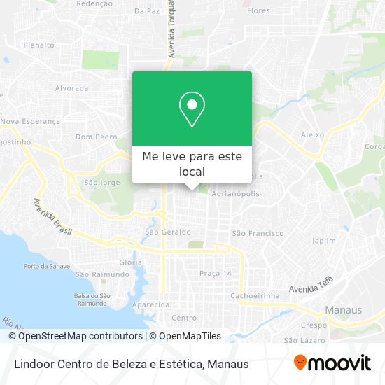 Lindoor Centro de Beleza e Estética mapa