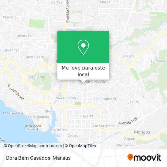 Dora Bem Casados mapa