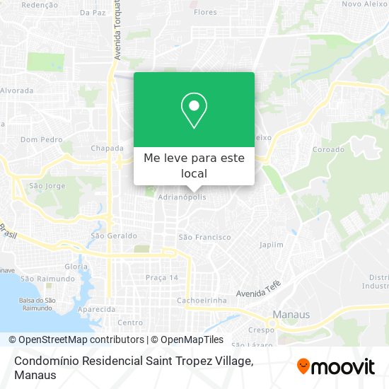 Condomínio Residencial Saint Tropez Village mapa