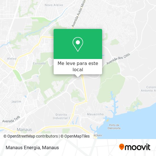 Manaus Energia mapa