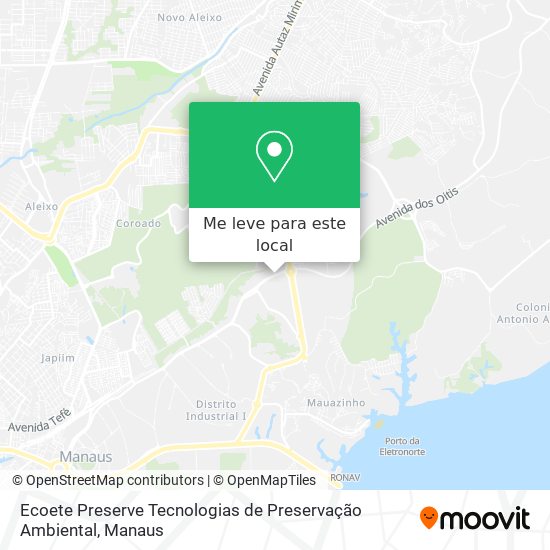 Ecoete Preserve Tecnologias de Preservação Ambiental mapa
