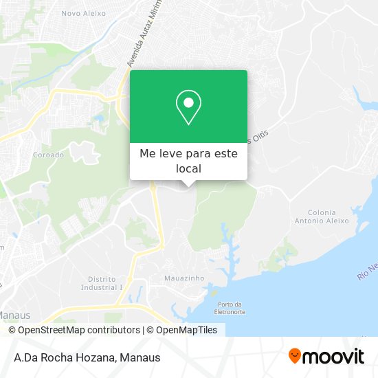 A.Da Rocha Hozana mapa