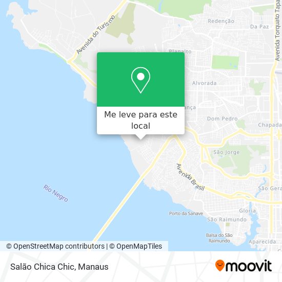 Salão Chica Chic mapa