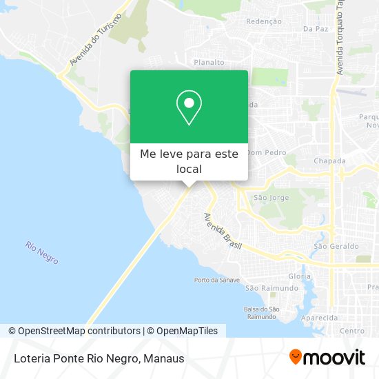 Loteria Ponte Rio Negro mapa