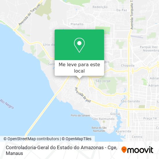 Controladoria-Geral do Estado do Amazonas - Cge mapa