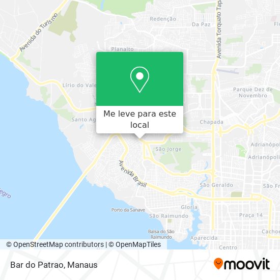 Bar do Patrao mapa