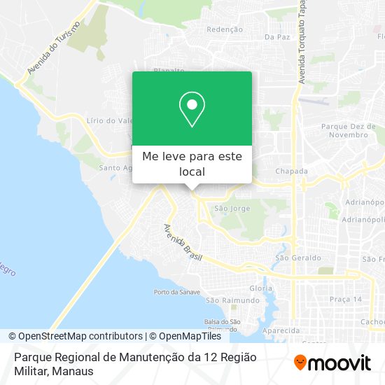 Parque Regional de Manutenção da 12 Região Militar mapa