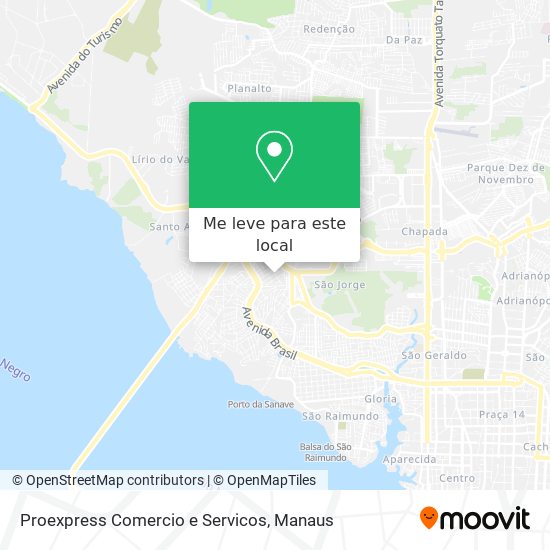 Proexpress Comercio e Servicos mapa