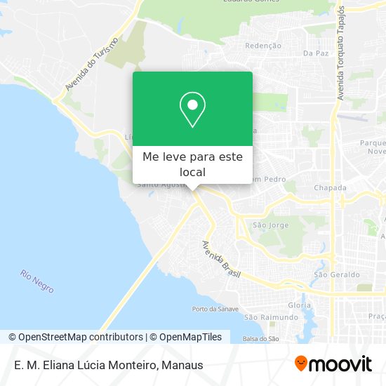 E. M. Eliana Lúcia Monteiro mapa