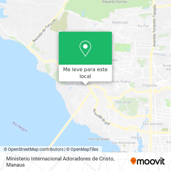 Ministerio Internacional Adoradores de Cristo mapa