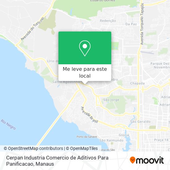 Cerpan Industria Comercio de Aditivos Para Panificacao mapa