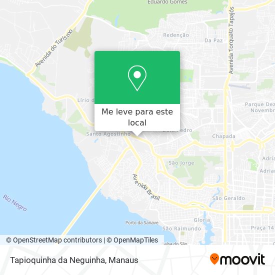 Tapioquinha da Neguinha mapa