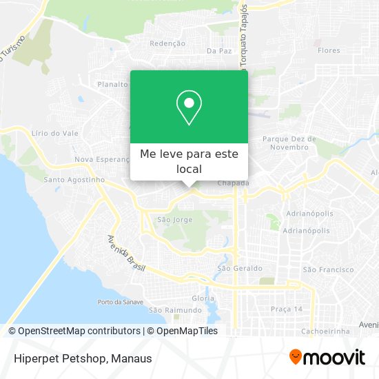 Hiperpet Petshop mapa