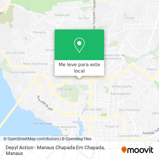 Depyl Action - Manaus Chapada Em Chapada mapa