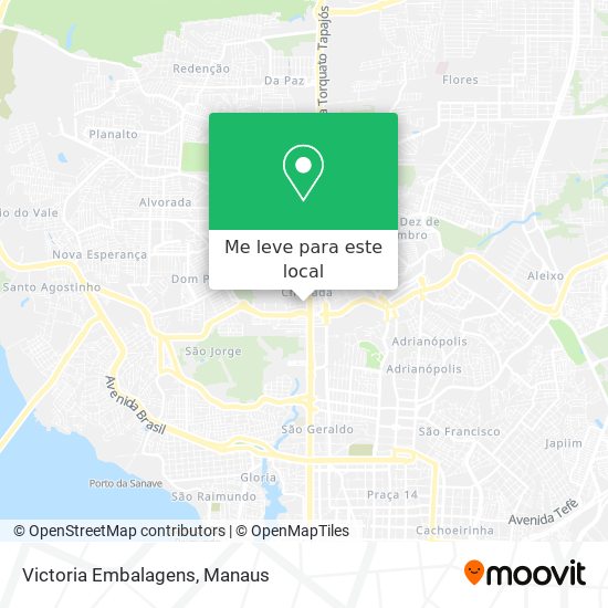 Victoria Embalagens mapa