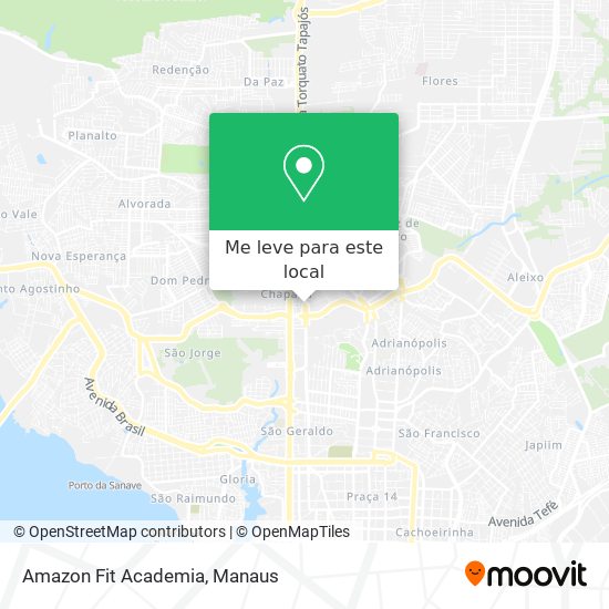 Amazon Fit Academia mapa