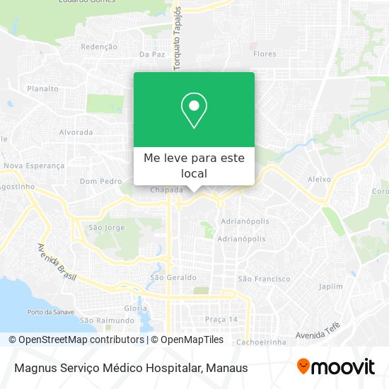 Magnus Serviço Médico Hospitalar mapa