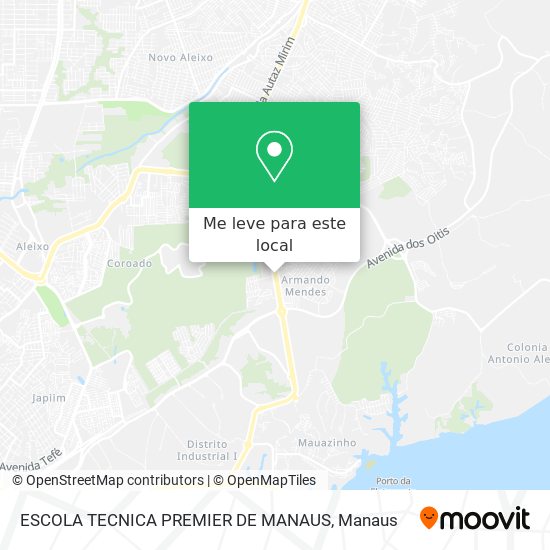 ESCOLA TECNICA PREMIER DE MANAUS mapa