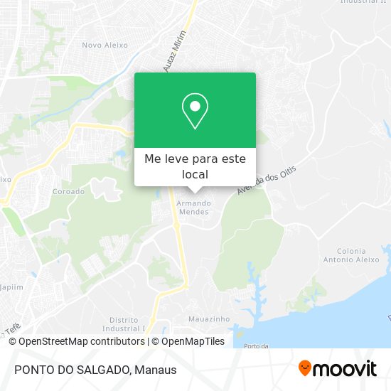 PONTO DO SALGADO mapa