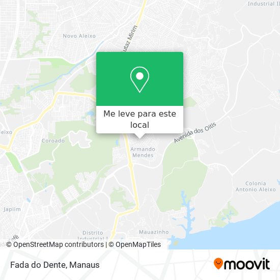 Fada do Dente mapa