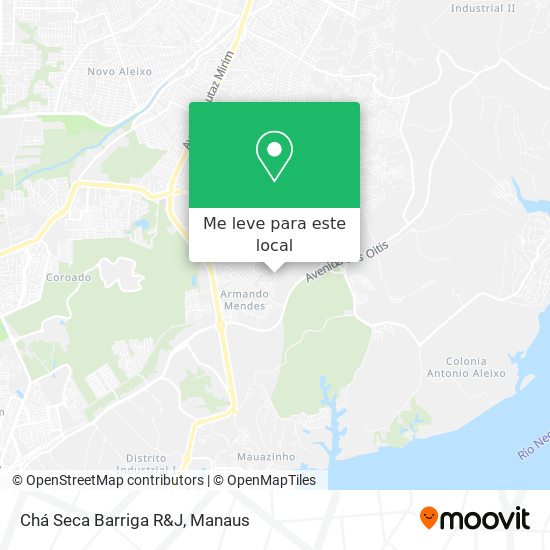 Chá Seca Barriga R&J mapa
