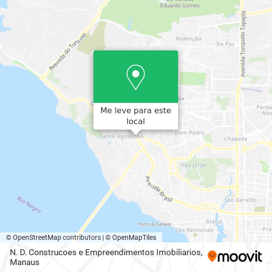 N. D. Construcoes e Empreendimentos Imobiliarios mapa