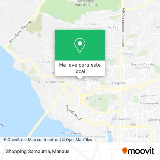 Shopping Samaúma mapa