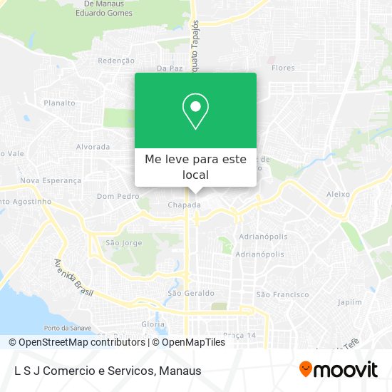 L S J Comercio e Servicos mapa
