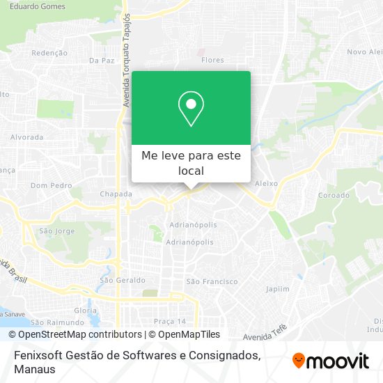 Fenixsoft Gestão de Softwares e Consignados mapa