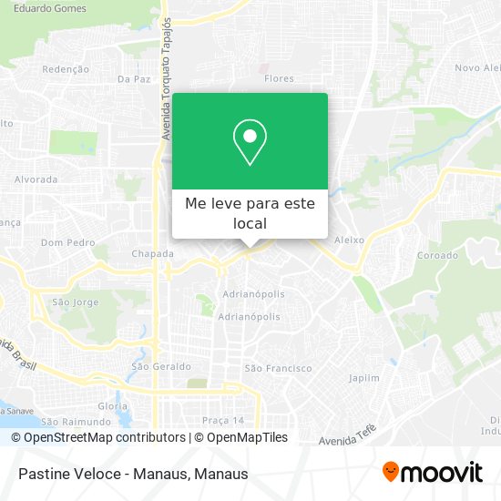 Pastine Veloce - Manaus mapa