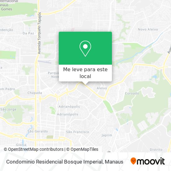 Condominio Residencial Bosque Imperial mapa