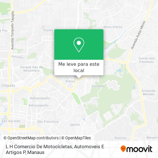 L H Comercio De Motocicletas, Automoveis E Artigos P mapa