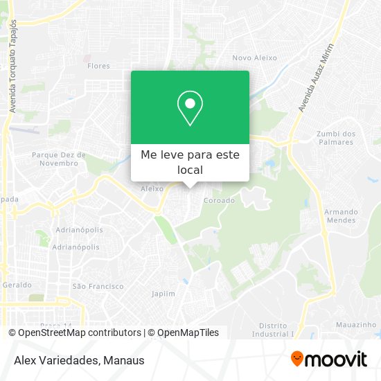 Alex Variedades mapa