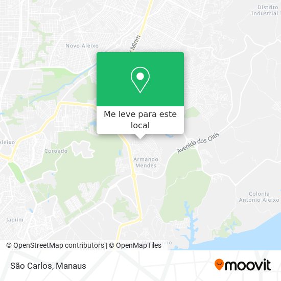 São Carlos mapa