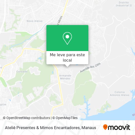 Ateliê Presentes & Mimos Encantadores mapa