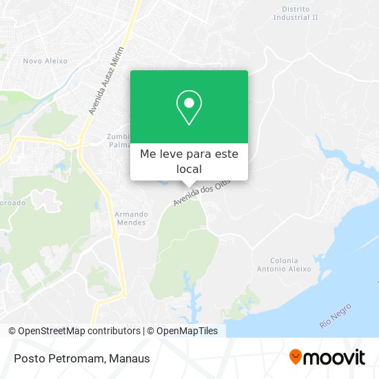 Posto Petromam mapa