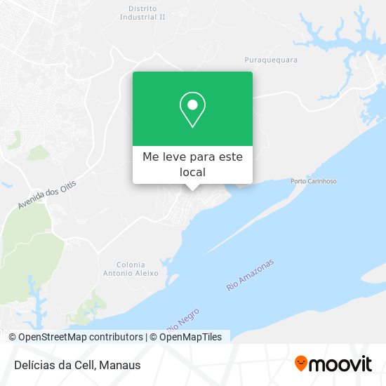 Delícias da Cell mapa