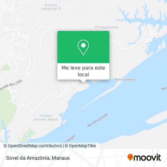 Sovel da Amazônia mapa