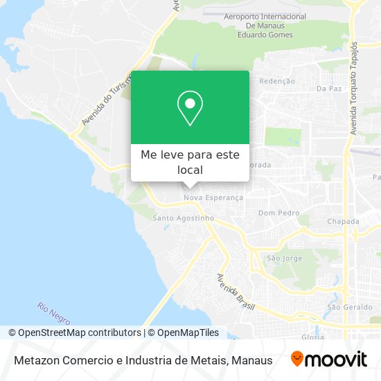 Metazon Comercio e Industria de Metais mapa