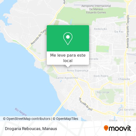 Drogaria Reboucas mapa