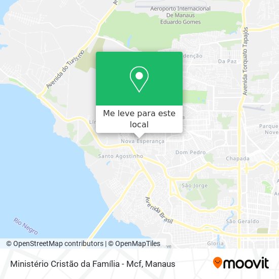 Ministério Cristão da Família - Mcf mapa