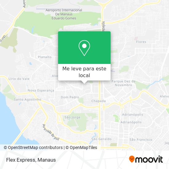 Flex Express mapa
