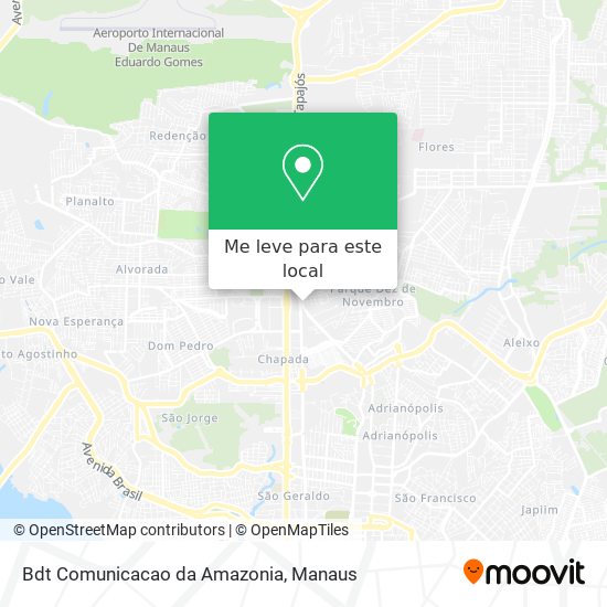 Bdt Comunicacao da Amazonia mapa