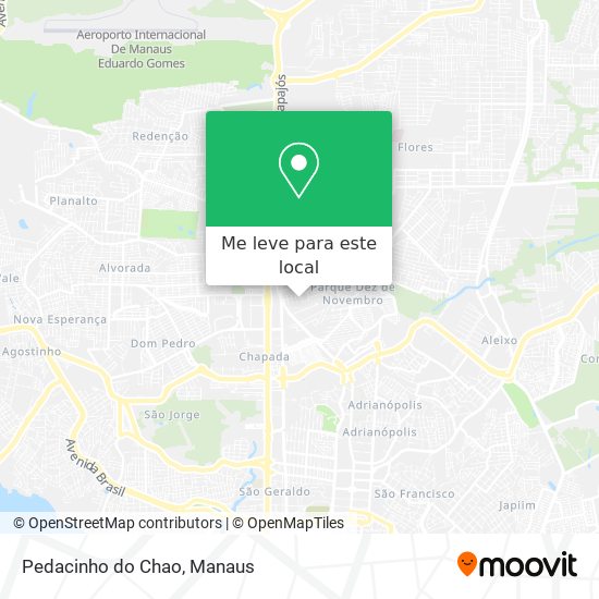 Pedacinho do Chao mapa