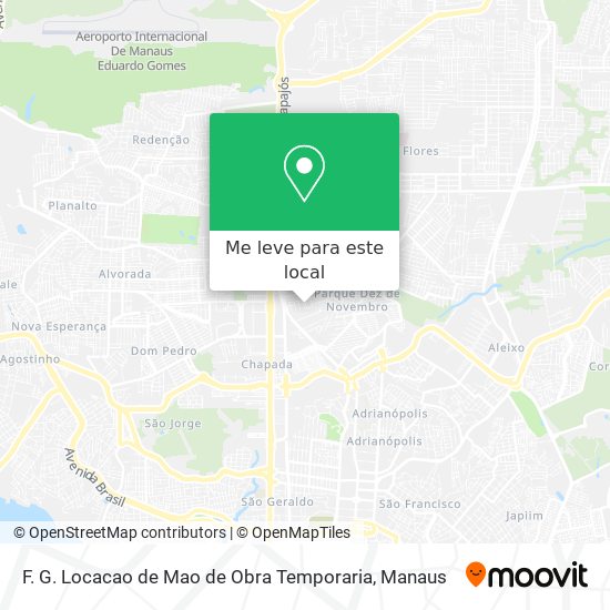 F. G. Locacao de Mao de Obra Temporaria mapa