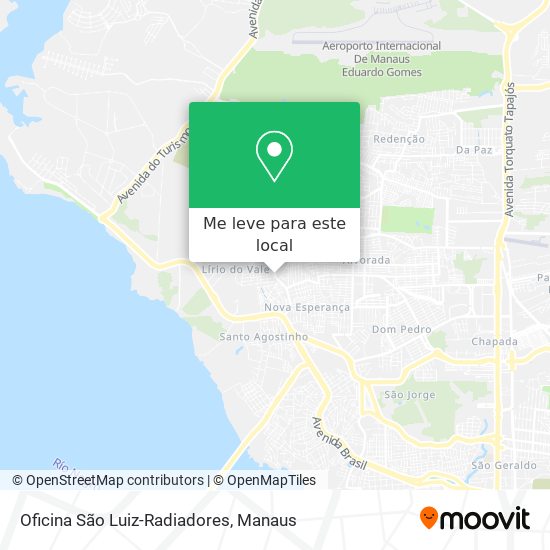 Oficina São Luiz-Radiadores mapa