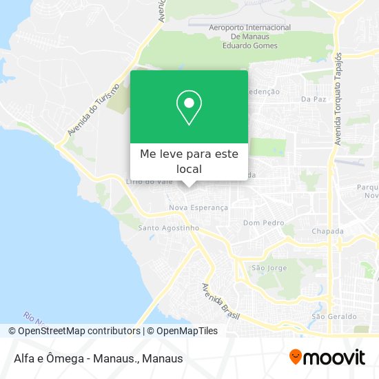 Alfa e Ômega - Manaus. mapa