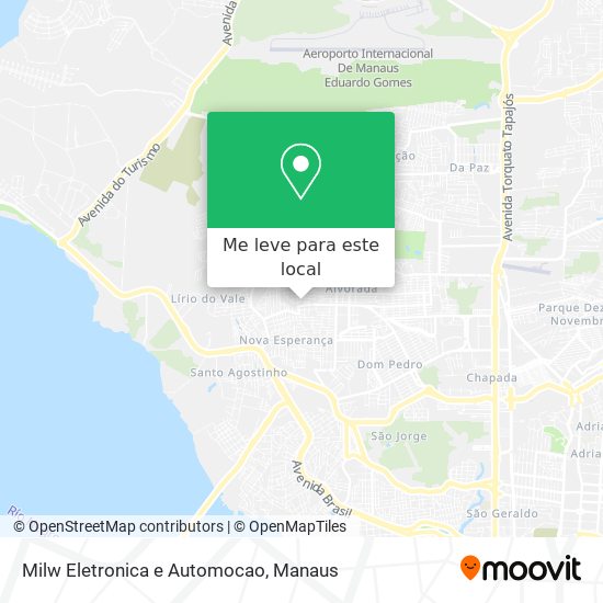 Milw Eletronica e Automocao mapa